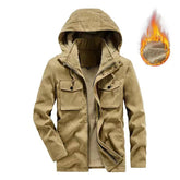 Большие размеры рабочей одежды термостойкая хлопковая куртка с капюшоном